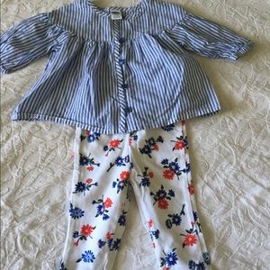 Cute baby girl outfit Old Navy size 0-3M